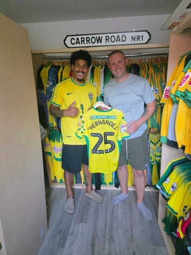 Onel visted the norwich city collection