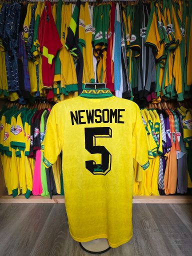 jon newsome match worn norwich shirt